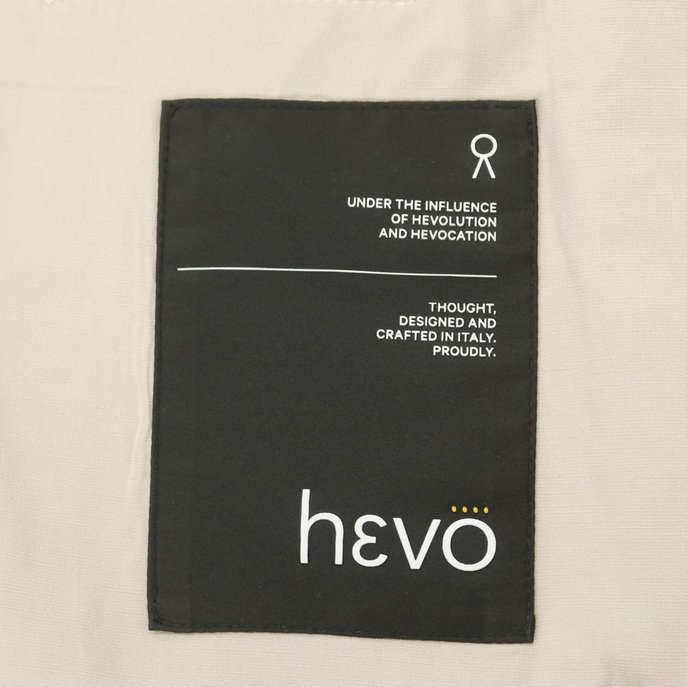 【新品アウトレット】イーヴォ Hevo レーヨンリネン カジュアルジャケット ベージュ【 48 】【 状態ランクN- 】【 メンズ 】