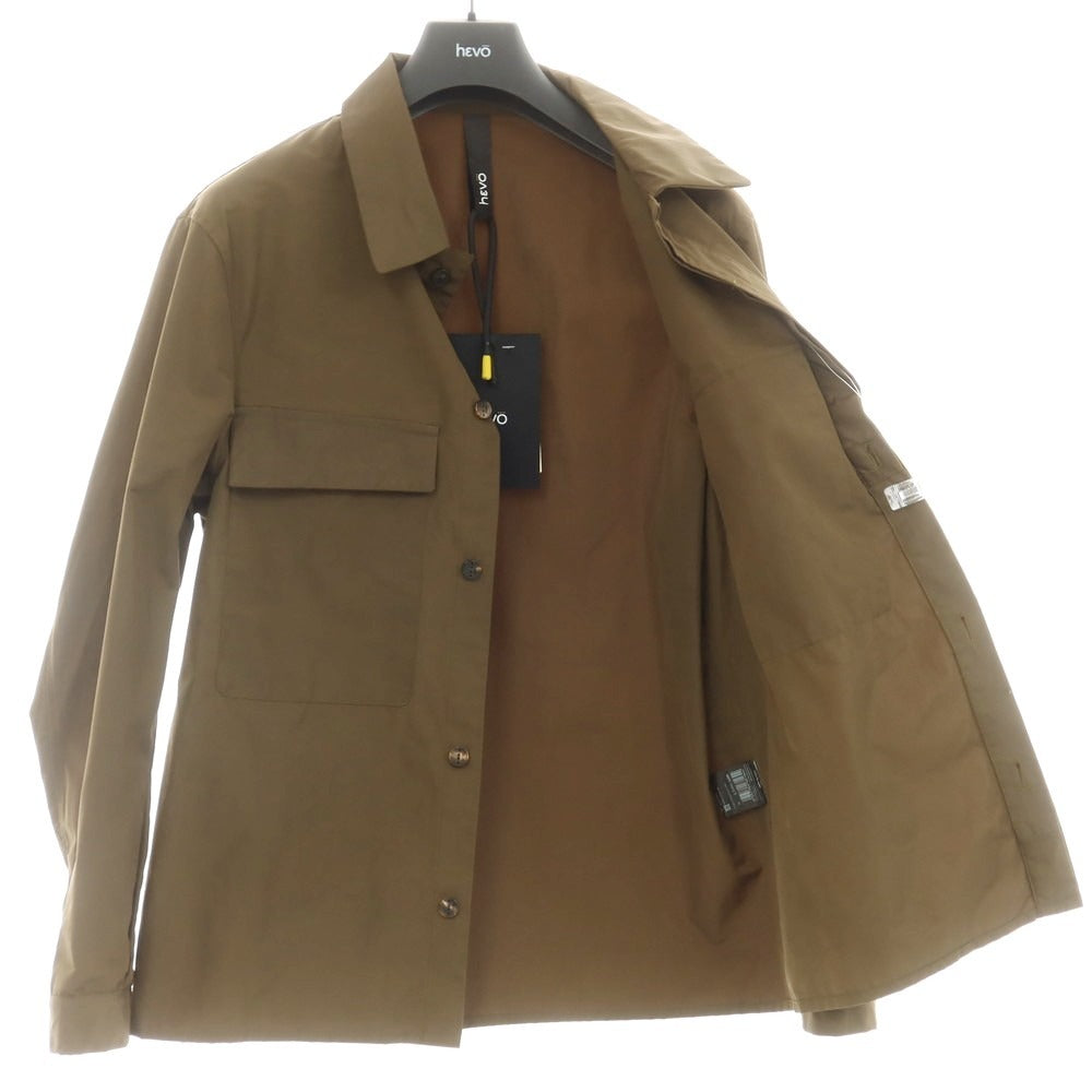 【新品】イーヴォ Hevo ポリエステルコットン ワークジャケット ダークオリーブ【 48 】【 状態ランクN 】【 メンズ 】