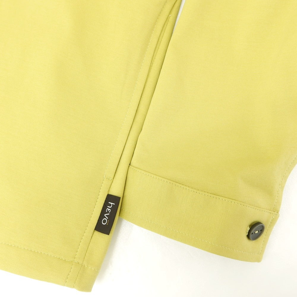 【新品】イーヴォ Hevo コットンナイロンジャージー ワークジャケット ライムイエロー【 48 】【 状態ランクN 】【 メンズ 】