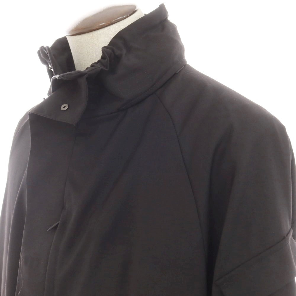 【新品】イーヴォ Hevo ウール スタンドカラー ジップアップブルゾン ブラック【 48 】【 状態ランクN 】【 メンズ 】