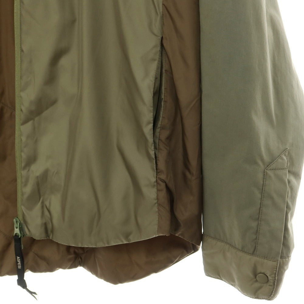 【新品】アスペジ ASPESI ナイロン 中綿ブルゾン オリーブ【 L 】【 状態ランクN 】【 メンズ 】
