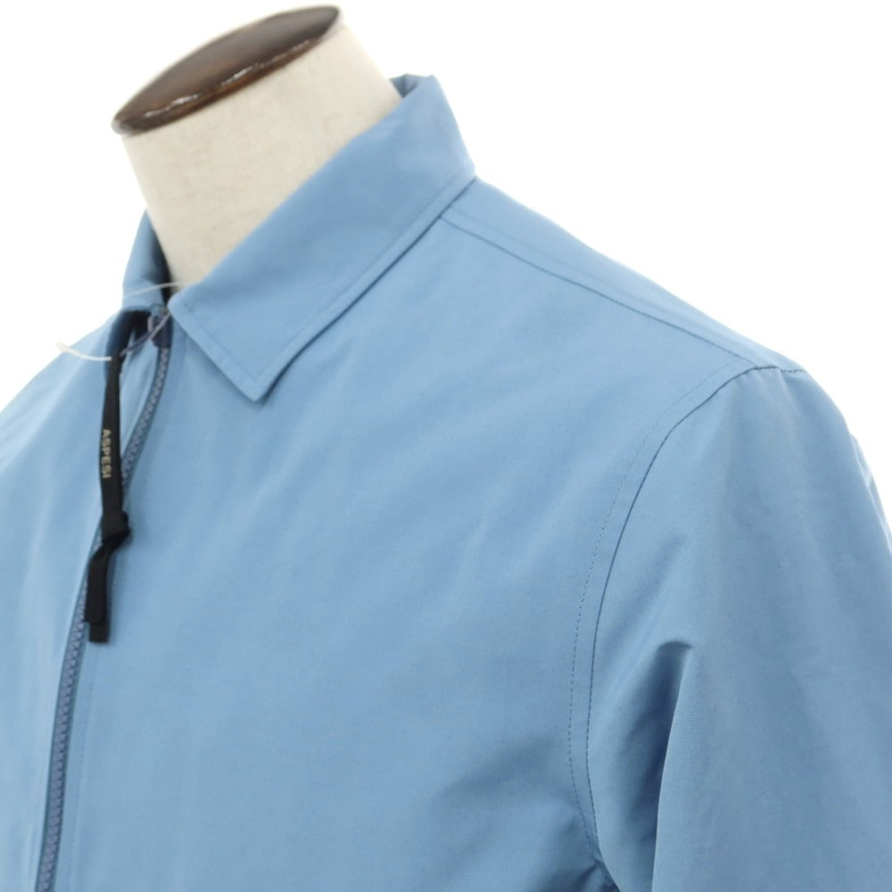 【新品】アスペジ ASPESI コットンポリエステル 中綿ブルゾン ライトブルー【 L 】【 状態ランクN 】【 メンズ 】