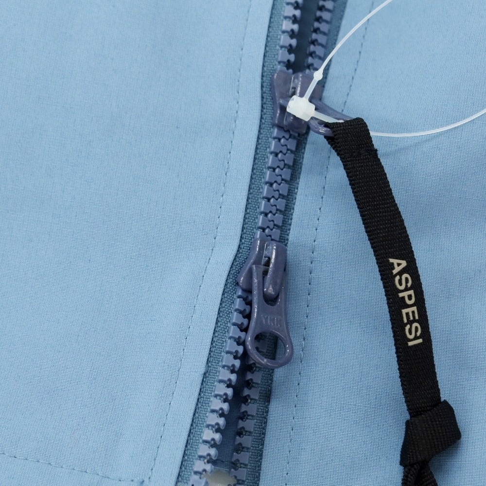 【新品】アスペジ ASPESI コットンポリエステル 中綿ブルゾン ライトブルー【 L 】【 状態ランクN 】【 メンズ 】