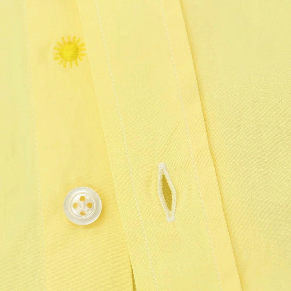 【新品アウトレット】ジャンネット giannetto ストレッチ コットン カジュアルシャツ イエロー【 42 】【 状態ランクN- 】【 メンズ 】