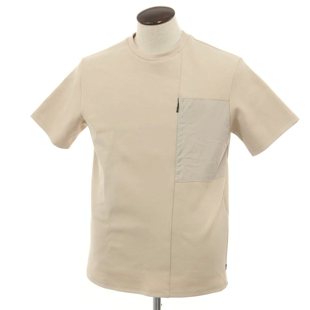 【新品アウトレット】デュノ DUNO コットンポリエステル クルーネック 半袖Tシャツ ベージュ【 50 】【 状態ランクN- 】【 メンズ 】