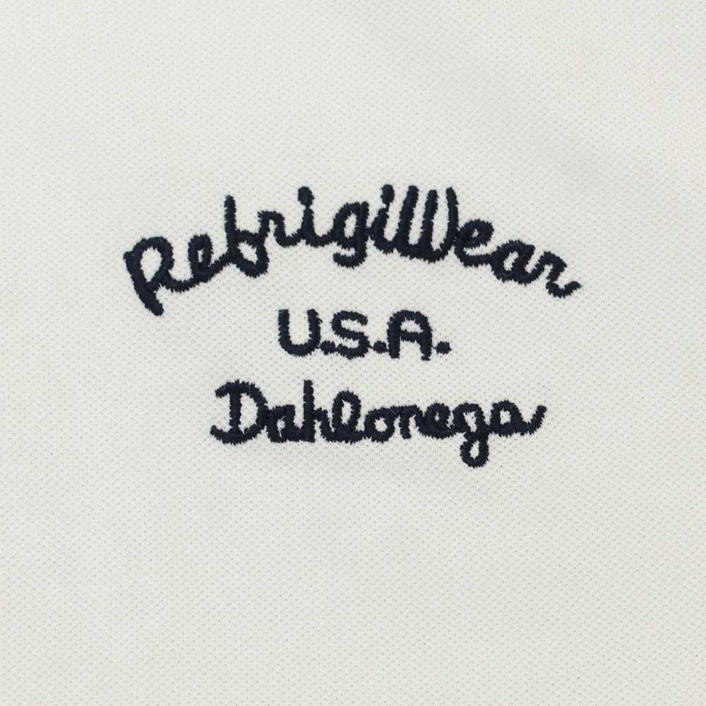 【新品アウトレット】リフリッジウェア RefrigiWear コットン 鹿の子 長袖ポロシャツ ホワイト【 L 】【 状態ランクN- 】【 メンズ 】