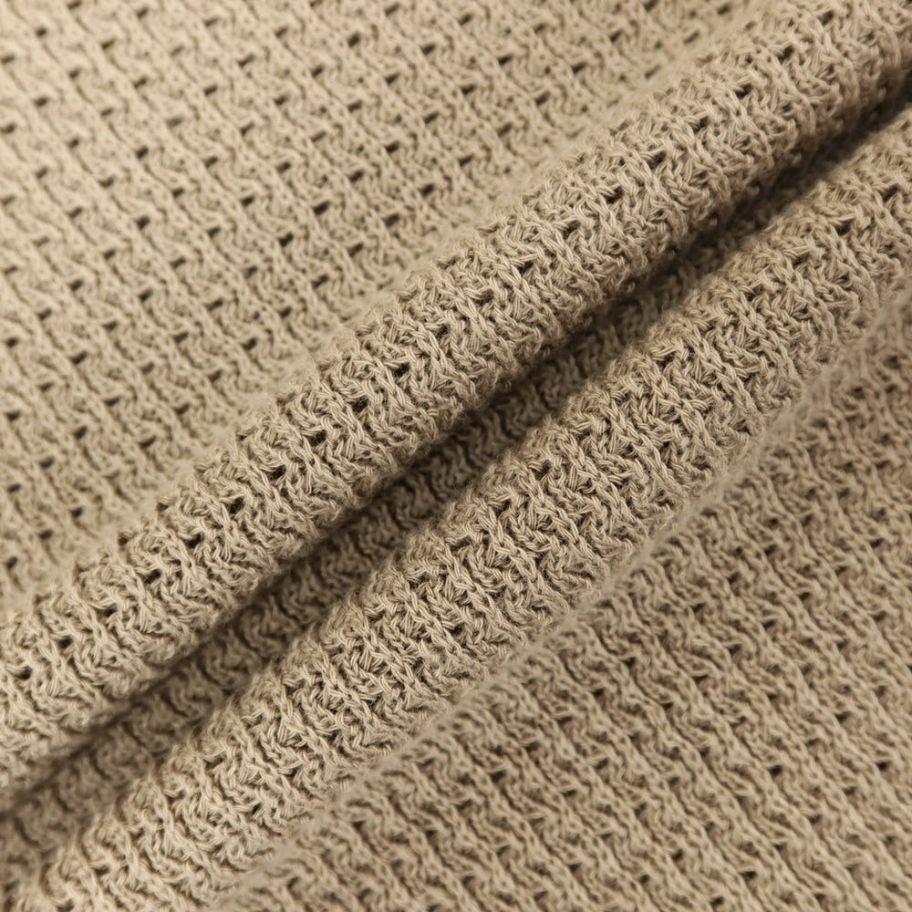 【新品】チルコロ1901 CIRCOLO 1901 コットン 半袖 ポロニット ダークベージュ【 M 】【 状態ランクN 】【 メンズ 】