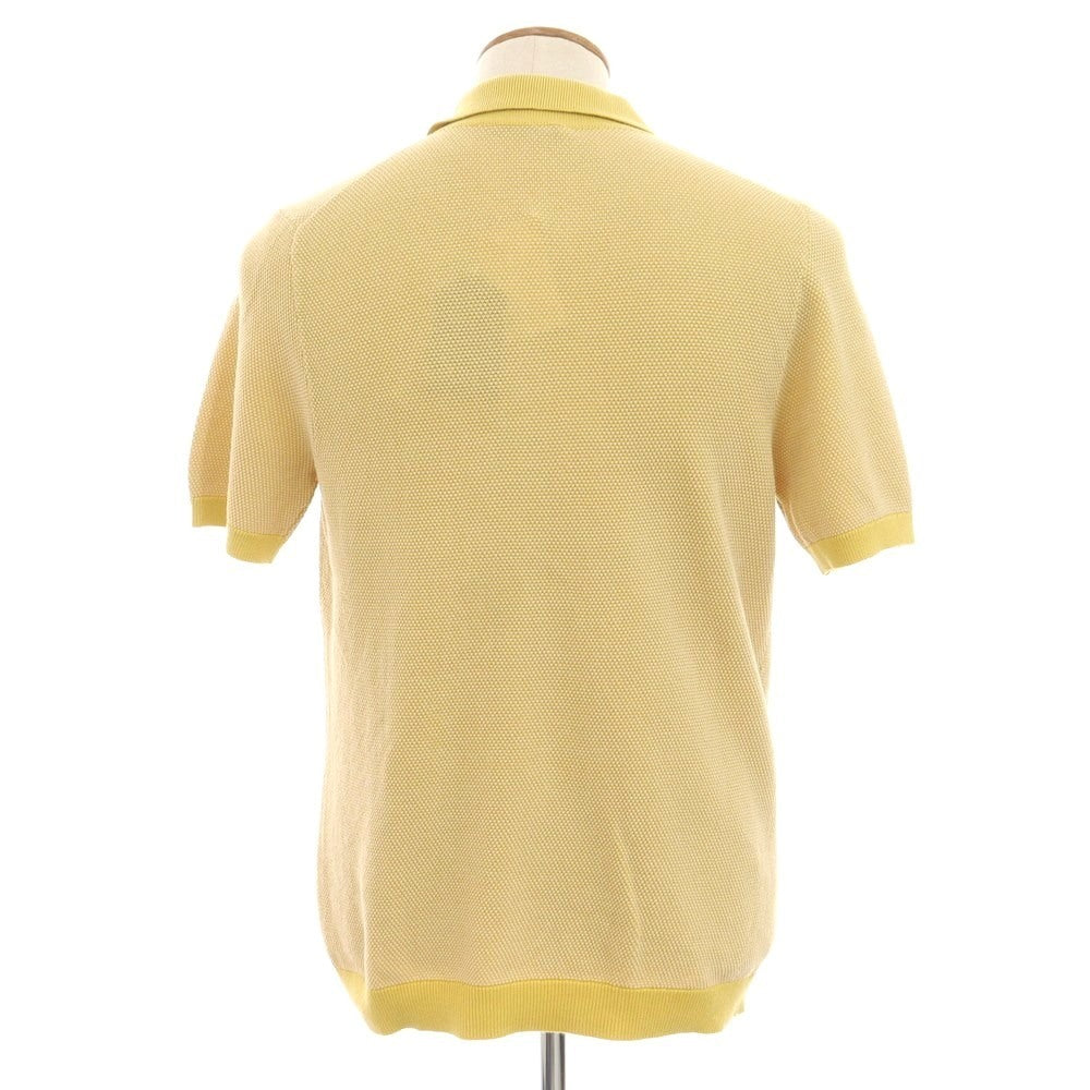 【新品】チルコロ1901 CIRCOLO 1901 コットン 半袖 ポロニット イエロー【 M 】【 状態ランクN 】【 メンズ 】