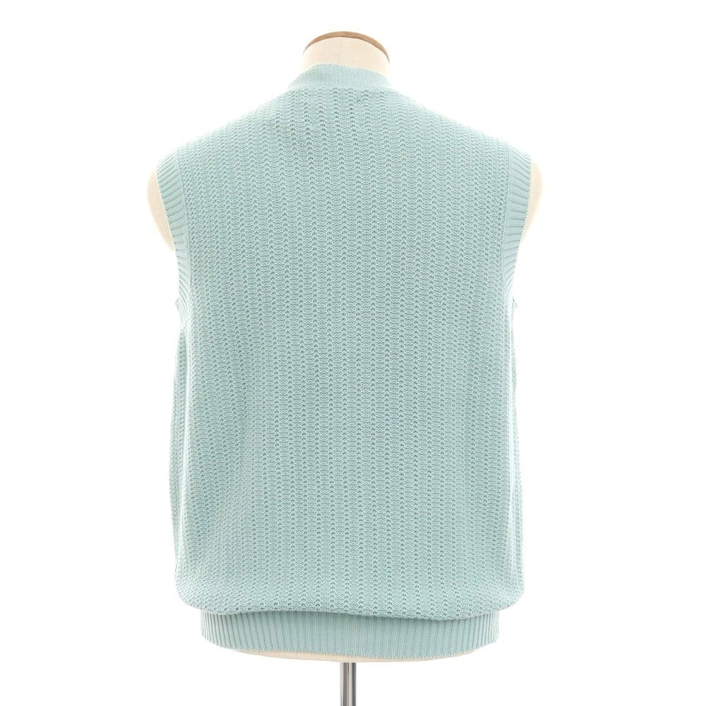 【新品】チルコロ1901 CIRCOLO 1901 コットン ニットベスト ミントブルー系【 M 】【 状態ランクN 】【 メンズ 】