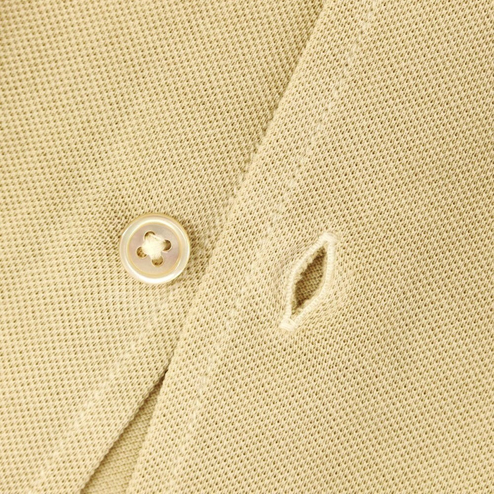 【新品】フィリッポ デ ローレンティス FILIPPO DE LAURENTIIS コットン 鹿の子 カジュアルシャツ ベージュ【 50 】【 状態ランクN 】【 メンズ 】