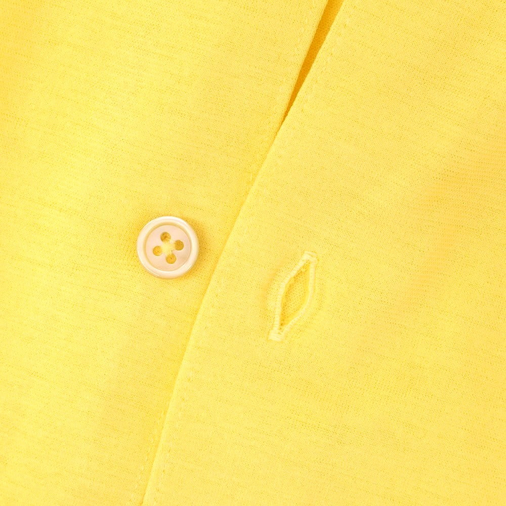 【新品】フィリッポ デ ローレンティス FILIPPO DE LAURENTIIS コットン ジャージー カジュアルシャツ イエロー【 50 】【 状態ランクN 】【 メンズ 】