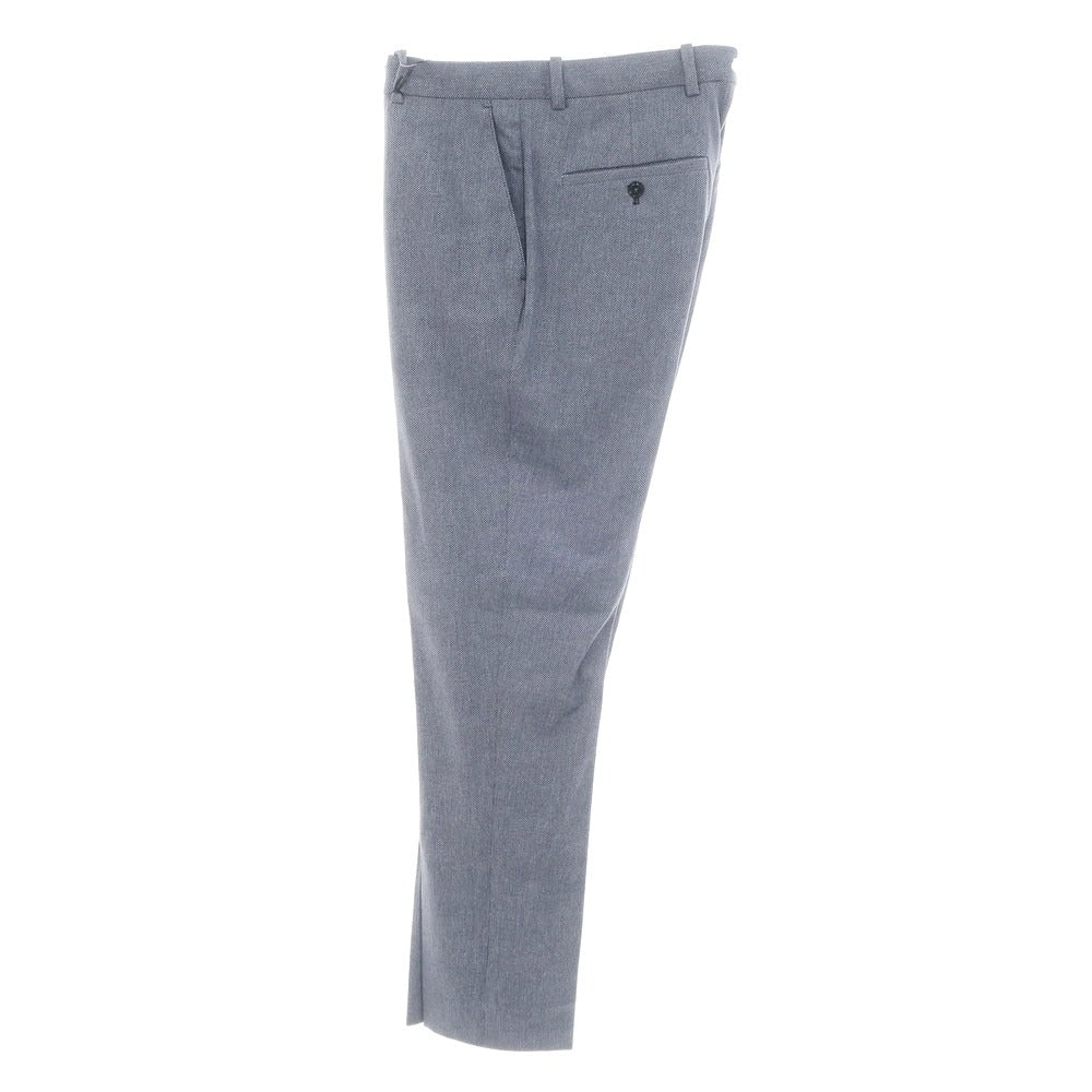 【中古】チルコロ1901 CIRCOLO 1901 コットン ジャージー カジュアルスラックスパンツ ライトネイビーxホワイト【 48 】【 状態ランクC 】【 メンズ 】