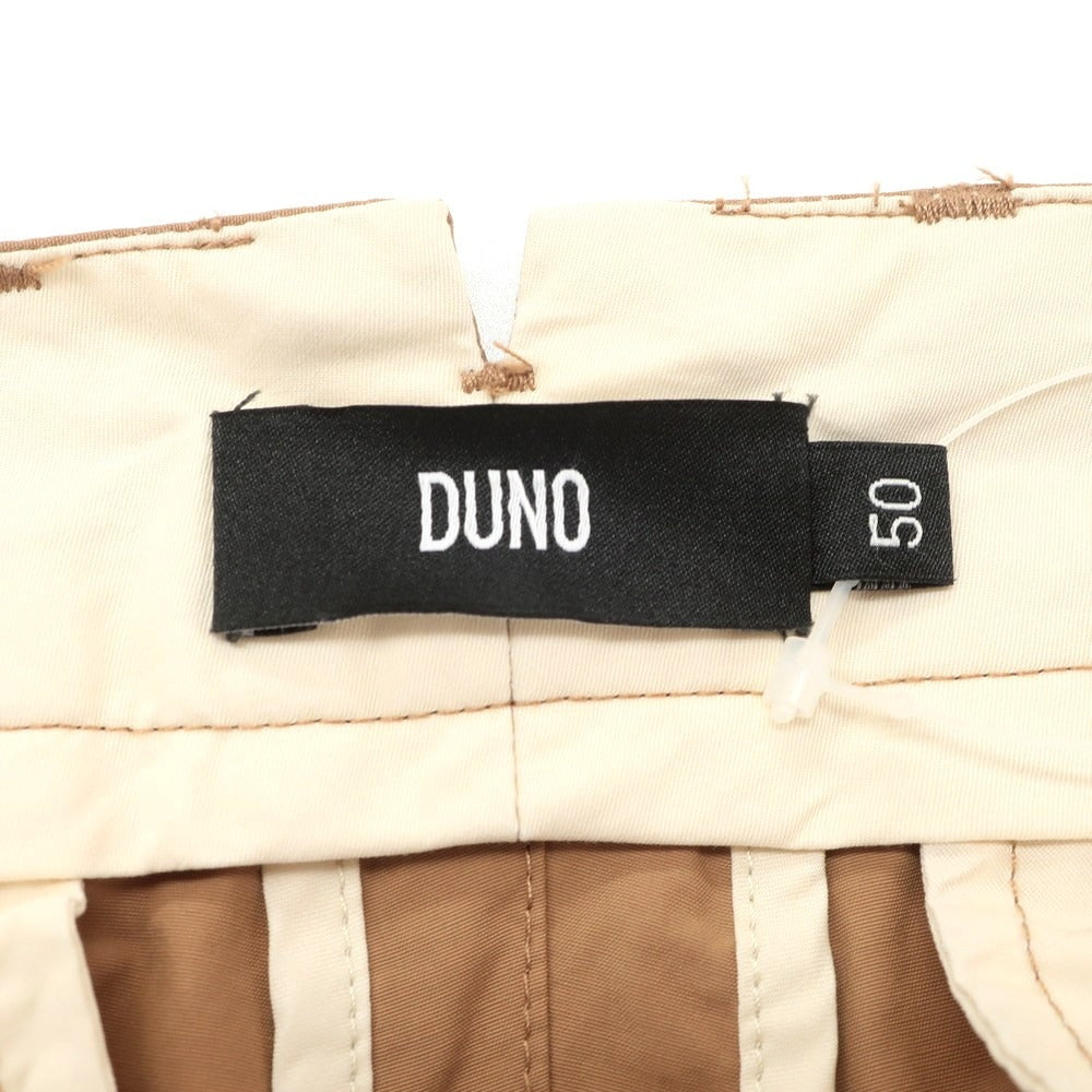 【新品】デュノ DUNO コットンナイロン カジュアルスラックスパンツ ベージュ【 50 】【 状態ランクN 】【 メンズ 】