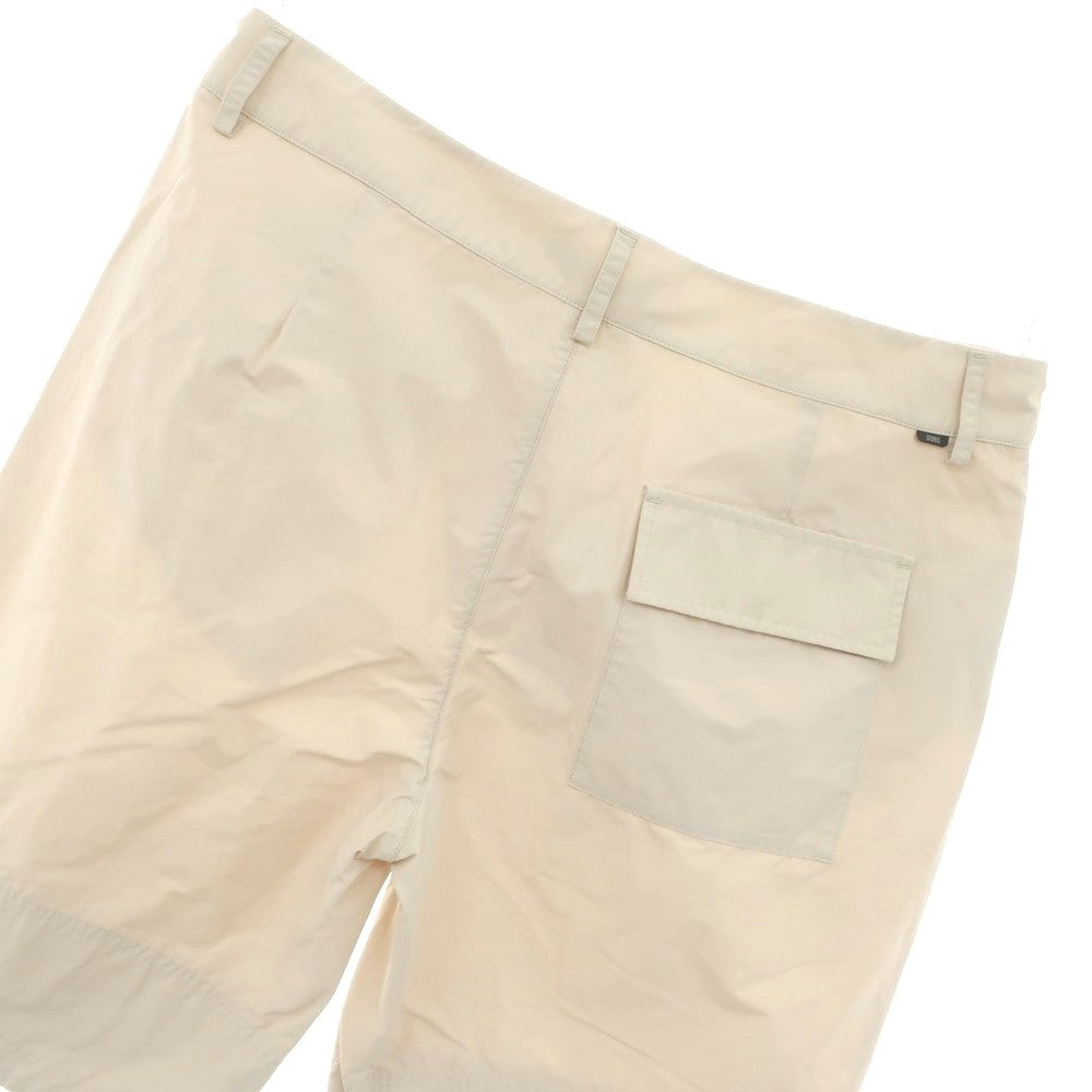 【新品】デュノ DUNO コットンナイロン ショートパンツ ライトベージュ【 50 】【 状態ランクN 】【 メンズ 】