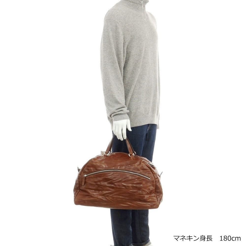 【新品アウトレット】ダニエルアンドボブ Daniel & Bob ローディーレザー ボストンバッグ ブラウン【 状態ランクN- 】【 メンズ 】