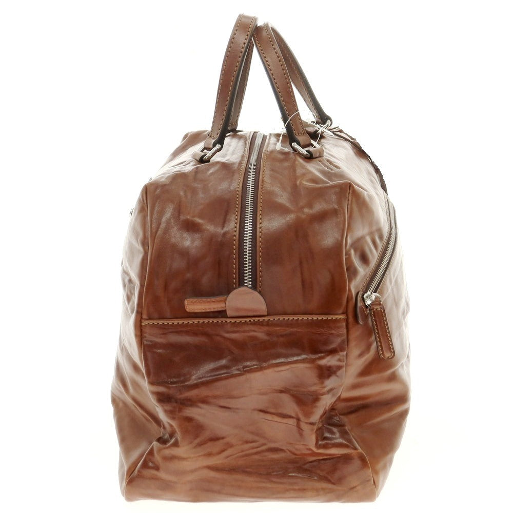 【新品アウトレット】ダニエルアンドボブ Daniel & Bob ローディーレザー ボストンバッグ ブラウン【 状態ランクN- 】【 メンズ 】