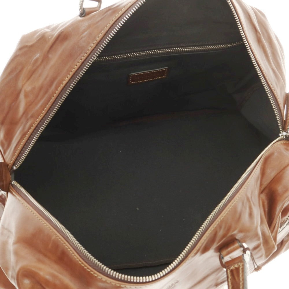 【新品アウトレット】ダニエルアンドボブ Daniel & Bob ローディーレザー ボストンバッグ ブラウン【 状態ランクN- 】【 メンズ 】