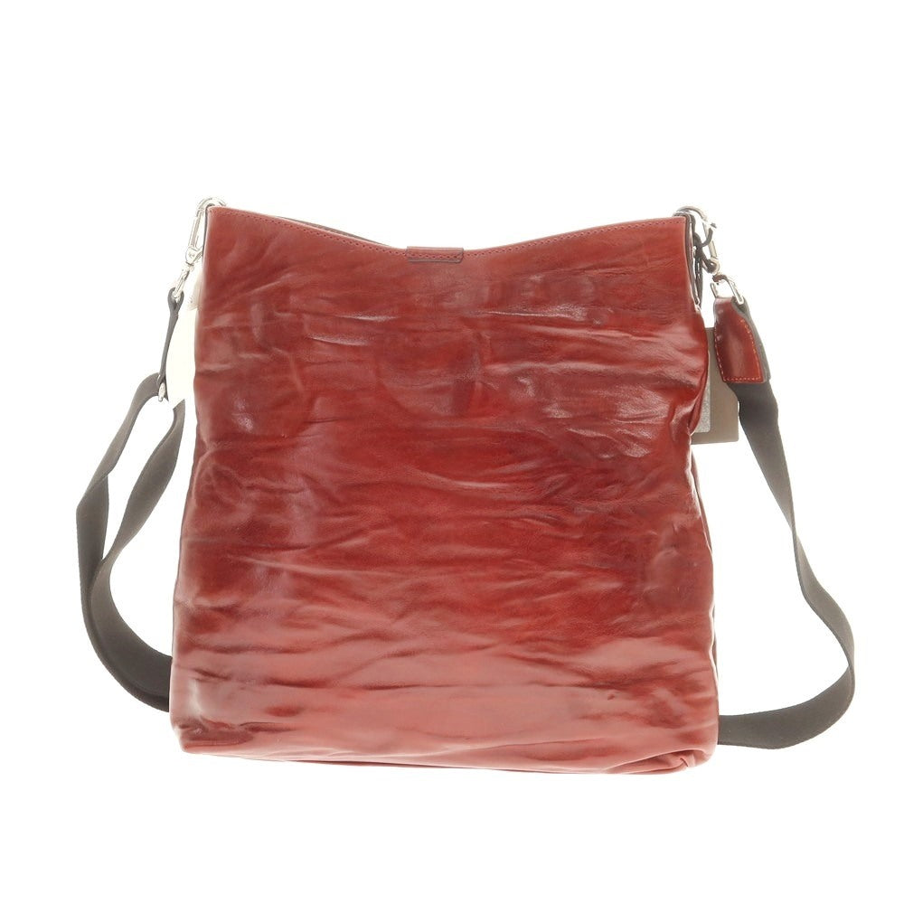 【新品】ダニエルアンドボブ Daniel & Bob ローディーレザー ショルダーバッグ ダークレッド【 状態ランクN 】【 メンズ 】