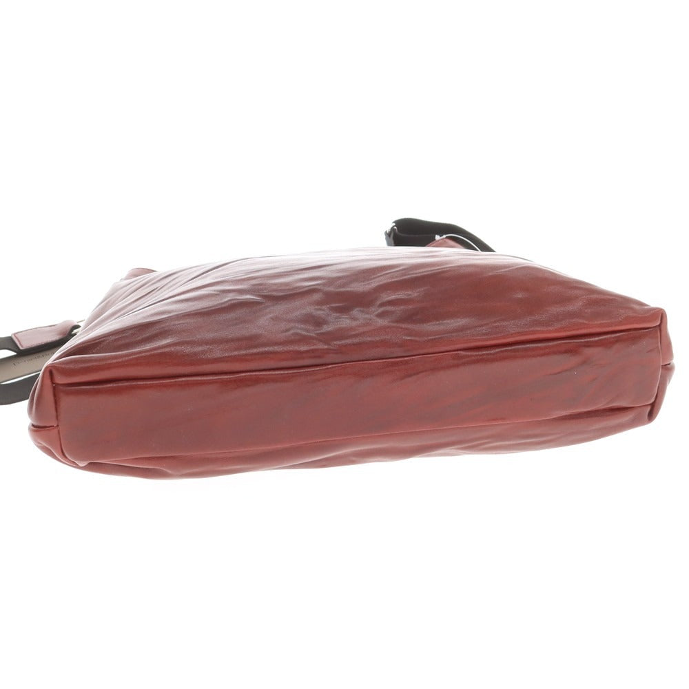 【新品】ダニエルアンドボブ Daniel & Bob ローディーレザー ショルダーバッグ ダークレッド【 状態ランクN 】【 メンズ 】