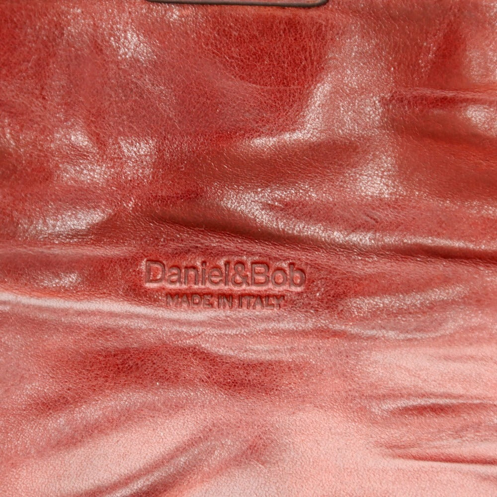 【新品】ダニエルアンドボブ Daniel & Bob ローディーレザー ショルダーバッグ ダークレッド【 状態ランクN 】【 メンズ 】