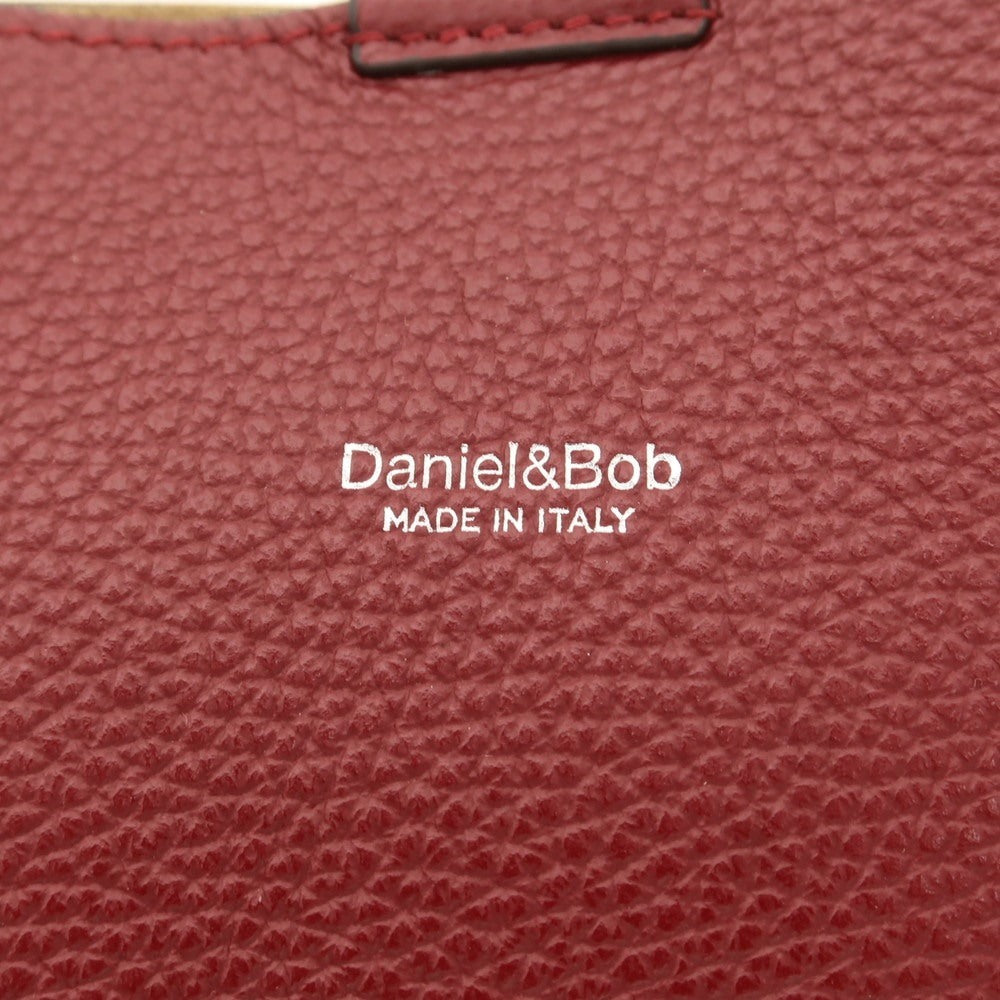 【新品】ダニエルアンドボブ Daniel & Bob シュリンクレザー トートバッグ ワインレッド【 状態ランクN 】【 メンズ 】