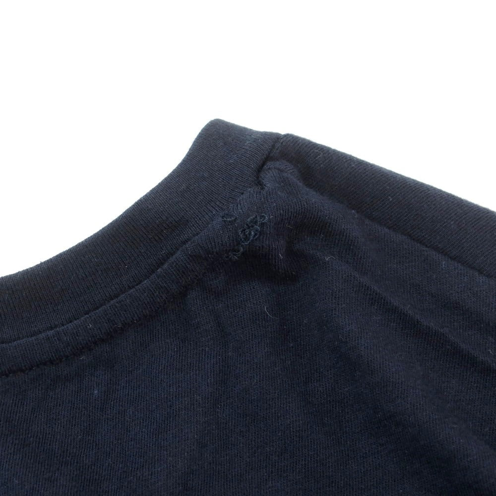 【新品アウトレット】マジェスティック フィラチュール オム MAJESTIC FILATURES HOMME コットン クルーネック 半袖Tシャツ ネイビー【 M 】【 状態ランクN- 】【 メンズ 】
