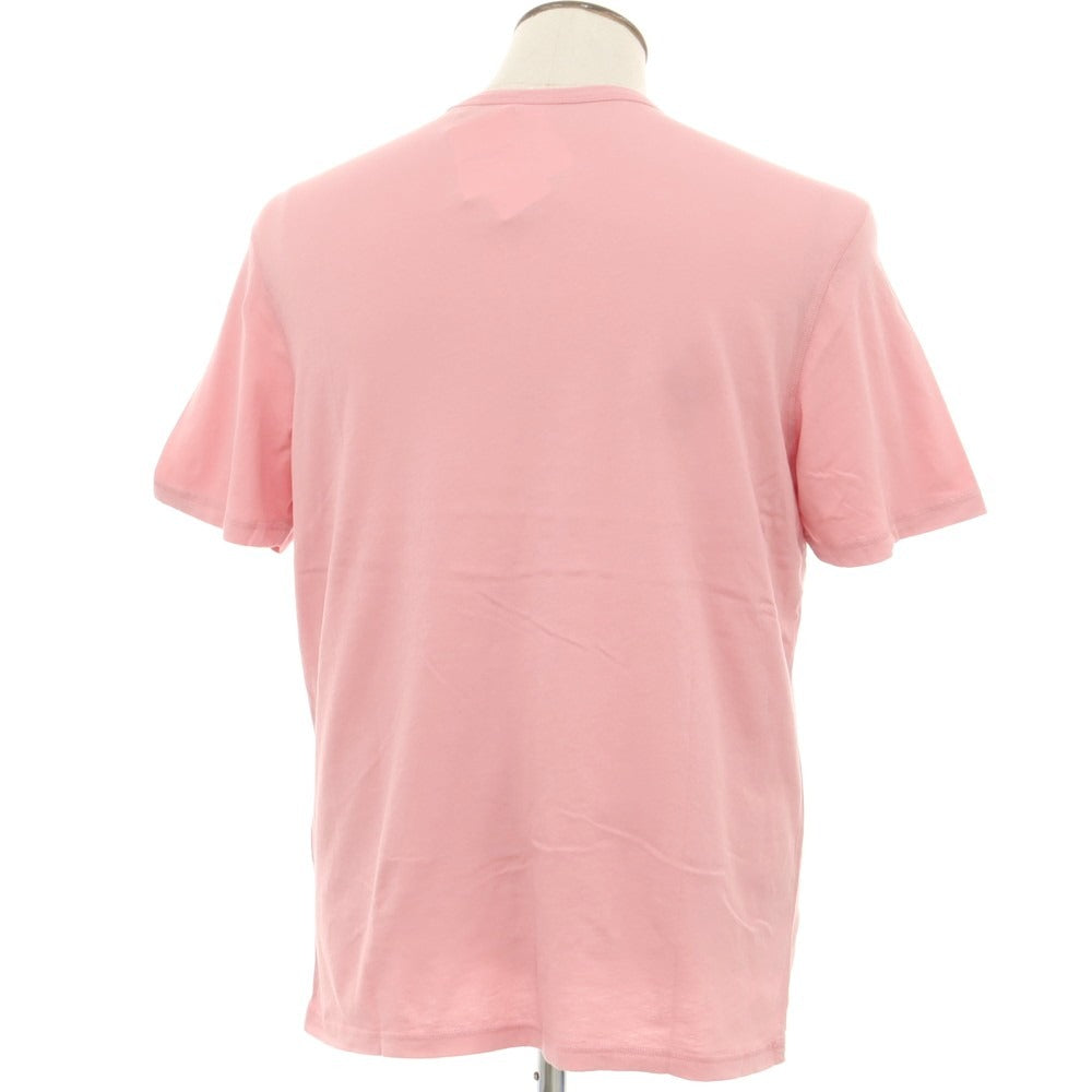 【新品】マジェスティック フィラチュール オム MAJESTIC FILATURES HOMME コットン ヘンリーネック 半袖Tシャツ ピンク【 XL 】【 状態ランクN 】【 メンズ 】