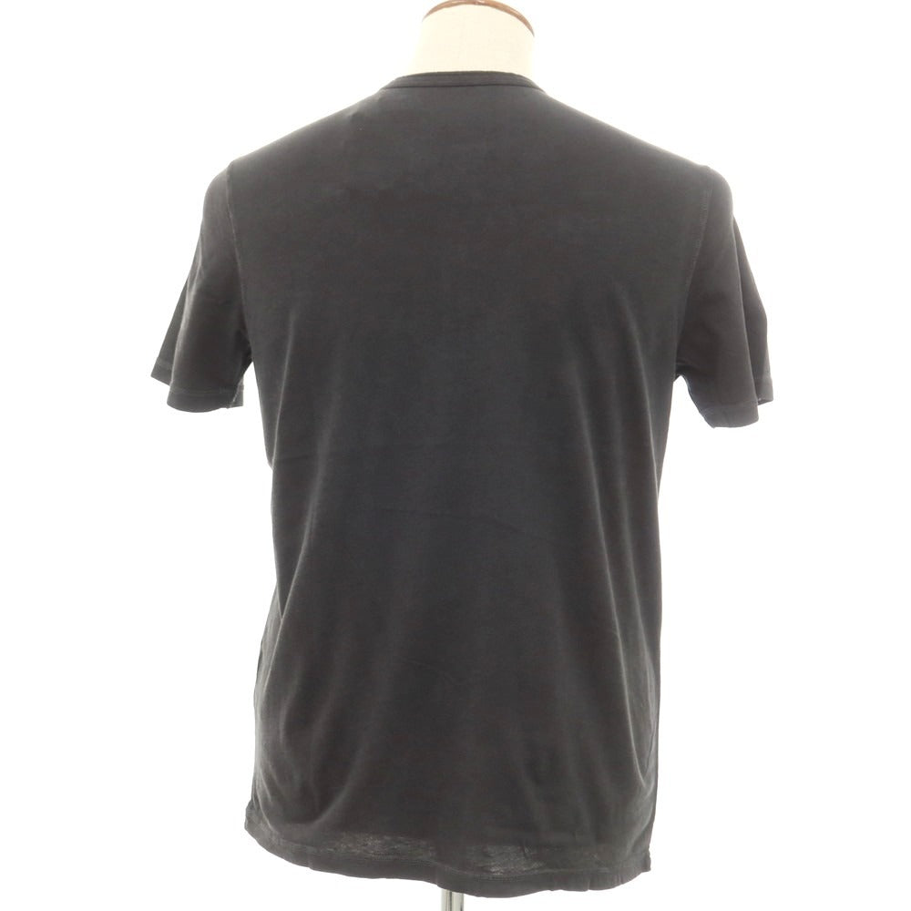 【新品】マジェスティック フィラチュール オム MAJESTIC FILATURES HOMME コットン ヘンリーネック 半袖Tシャツ ダークグレー【 M 】【 状態ランクN 】【 メンズ 】