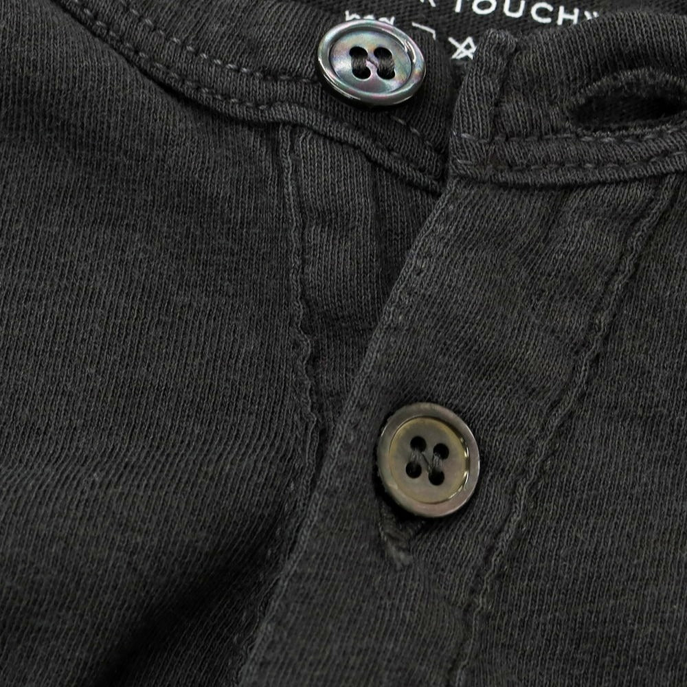 【新品】マジェスティック フィラチュール オム MAJESTIC FILATURES HOMME コットン ヘンリーネック 半袖Tシャツ ダークグレー【 L 】【 状態ランクN 】【 メンズ 】