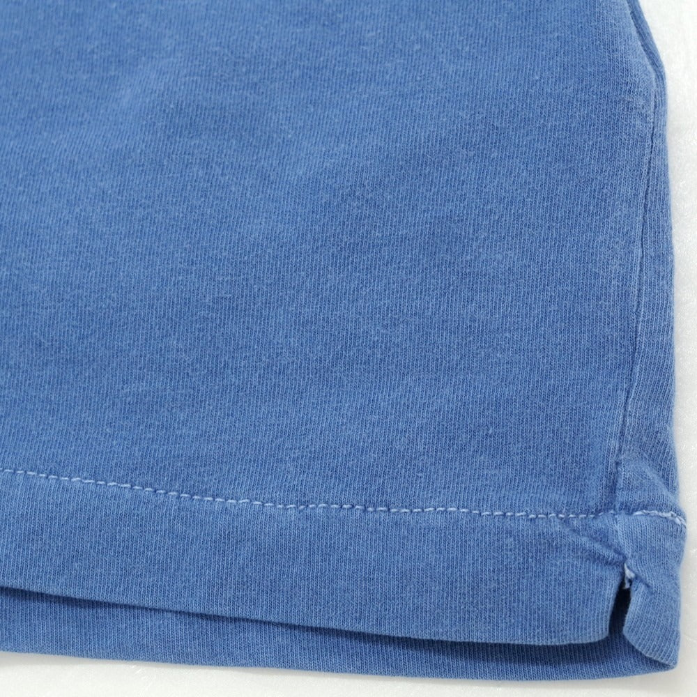 【新品】マジェスティック フィラチュール オム MAJESTIC FILATURES HOMME ストレッチコットン ヘンリ―ネック 半袖Tシャツ ブルー【 S 】【 状態ランクN 】【 メンズ 】