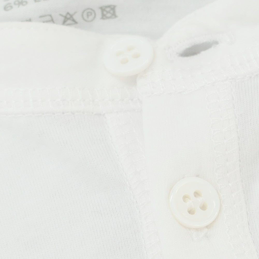 【新品アウトレット】マジェスティック フィラチュール オム MAJESTIC FILATURES HOMME ストレッチコットン ヘンリ―ネック 長袖Tシャツ ホワイト【 M 】【 状態ランクN- 】【 メンズ 】