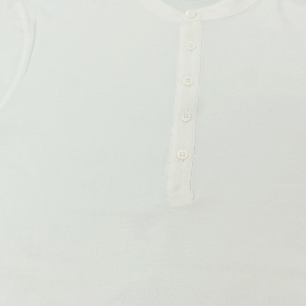 【新品アウトレット】マジェスティック フィラチュール オム MAJESTIC FILATURES HOMME ストレッチコットン ヘンリ―ネック 長袖Tシャツ ホワイト【 M 】【 状態ランクN- 】【 メンズ 】