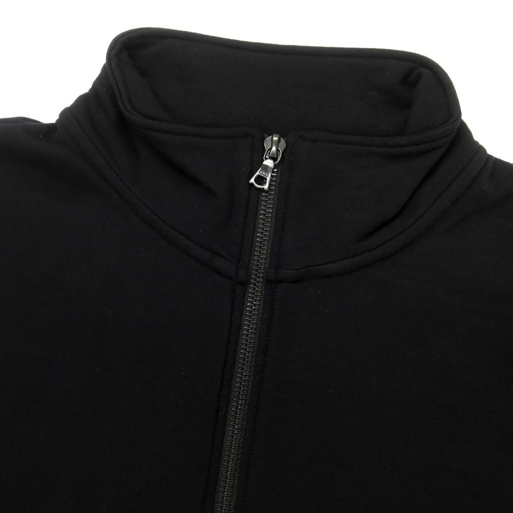 【新品】マジェスティック フィラチュール オム MAJESTIC FILATURES HOMME ストレッチレーヨン ハーフジップ 長袖Tシャツ ブラック【 L 】【 状態ランクN 】【 メンズ 】