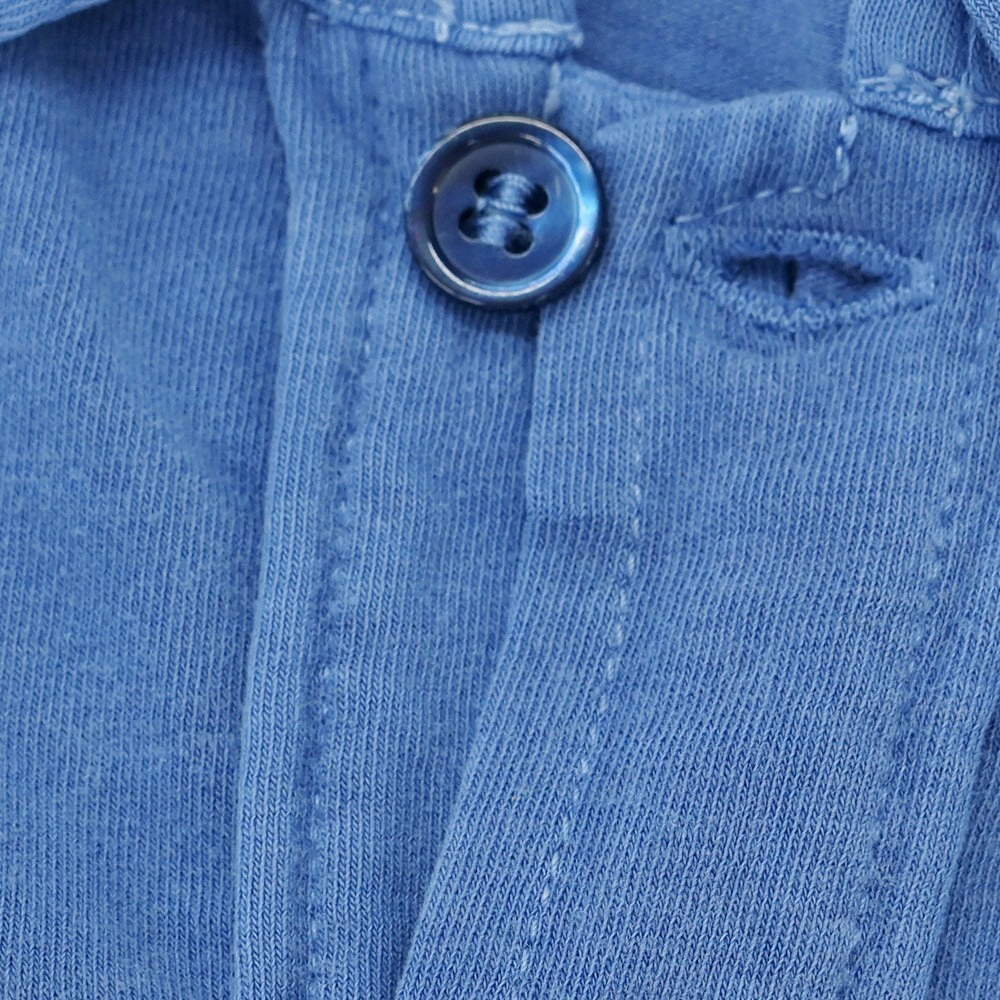 【新品】マジェスティック フィラチュール オム MAJESTIC FILATURES HOMME ストレッチコットン 半袖ポロシャツ ブルー【 L 】【 状態ランクN 】【 メンズ 】