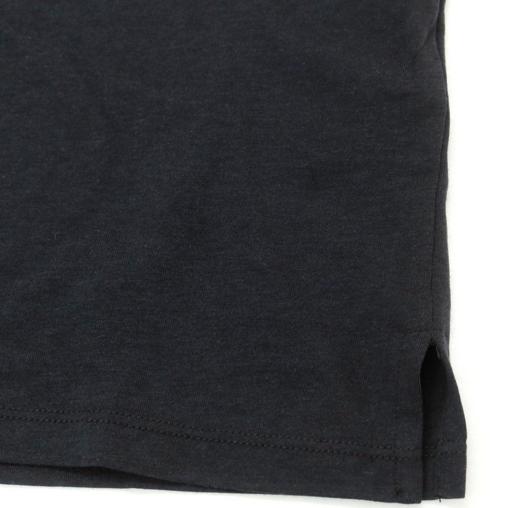 【新品】マジェスティック フィラチュール オム MAJESTIC FILATURES HOMME リヨセルコットン 半袖ポロシャツ ブラック【 L 】【 状態ランクN 】【 メンズ 】