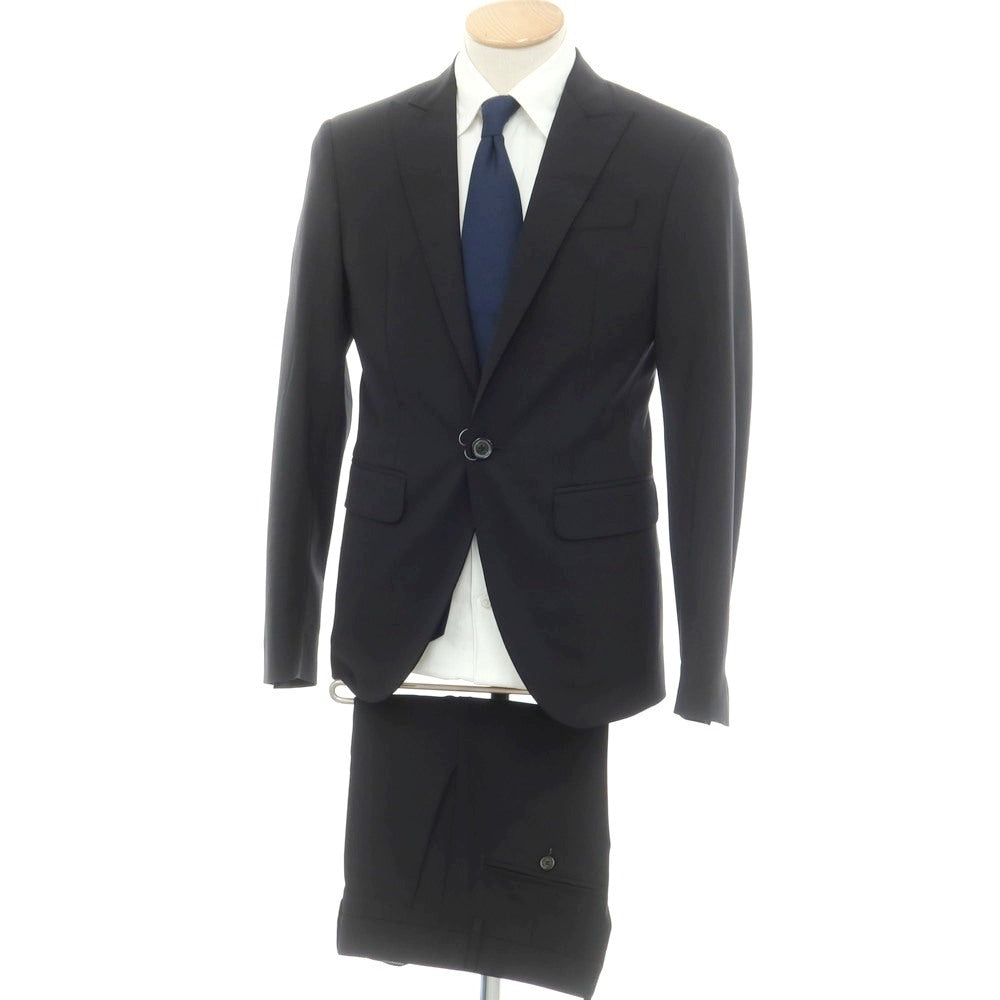 【新品】ディースクエアード DSQUARED2 ストレッチウール 1Bスーツ ブラック【 42 】【 状態ランクN 】【 メンズ 】