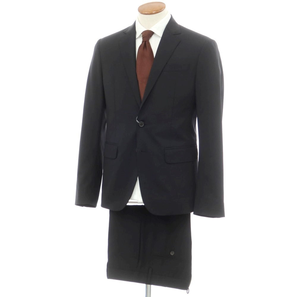 【新品】ディースクエアード DSQUARED2 ストレッチウール 2つボタンスーツ ブラック【 46 】【 状態ランクN 】【 メンズ 】