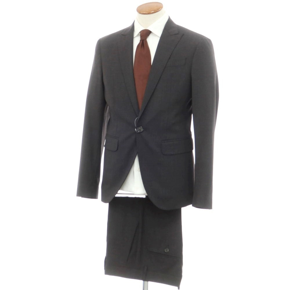 【新品】ディースクエアード DSQUARED2 ストレッチウール 1Bスーツ ダークグレー【 46 】【 状態ランクN 】【 メンズ 】