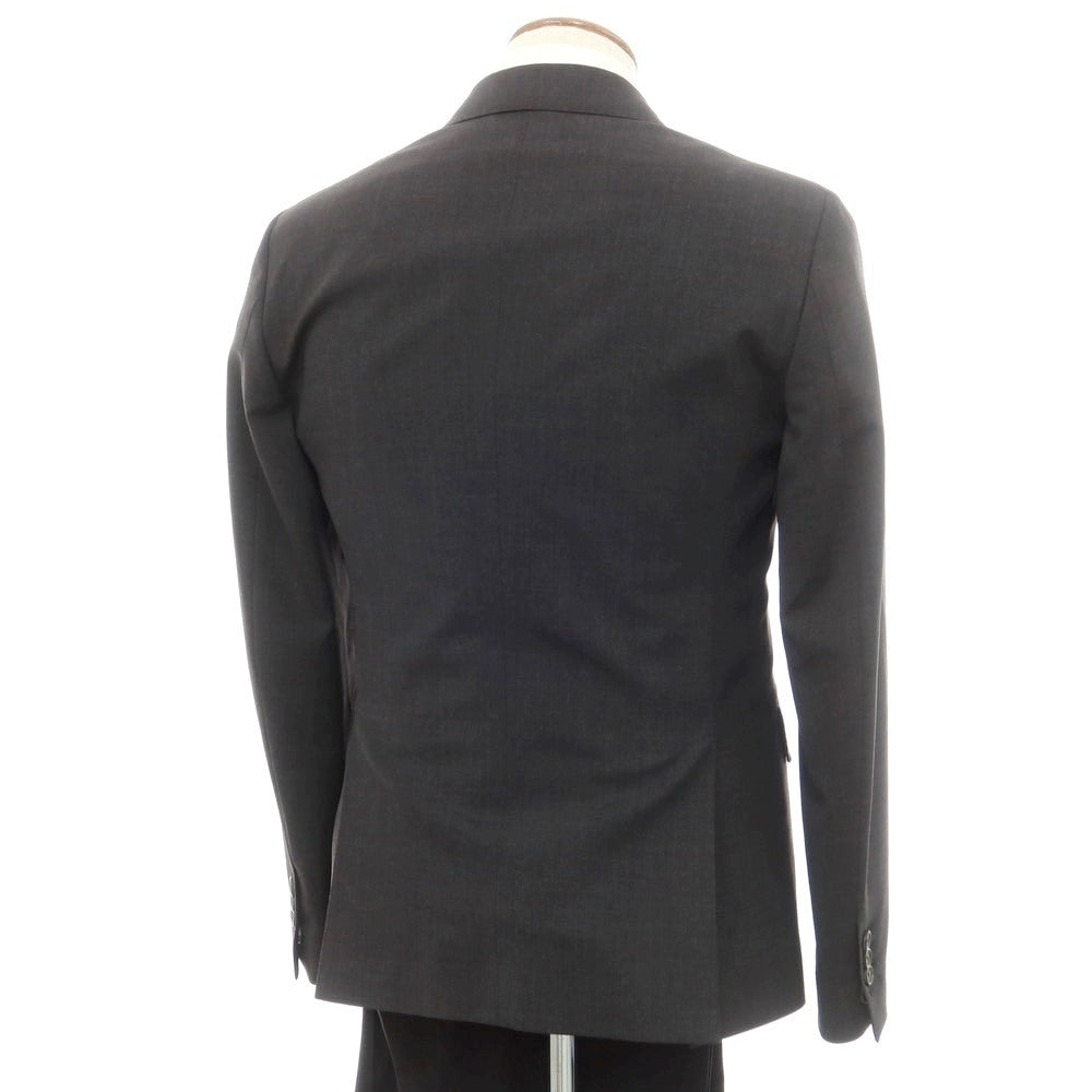 【新品】ディースクエアード DSQUARED2 ストレッチウール 2つボタンスーツ ダークグレー【 46 】【 状態ランクN 】【 メンズ 】