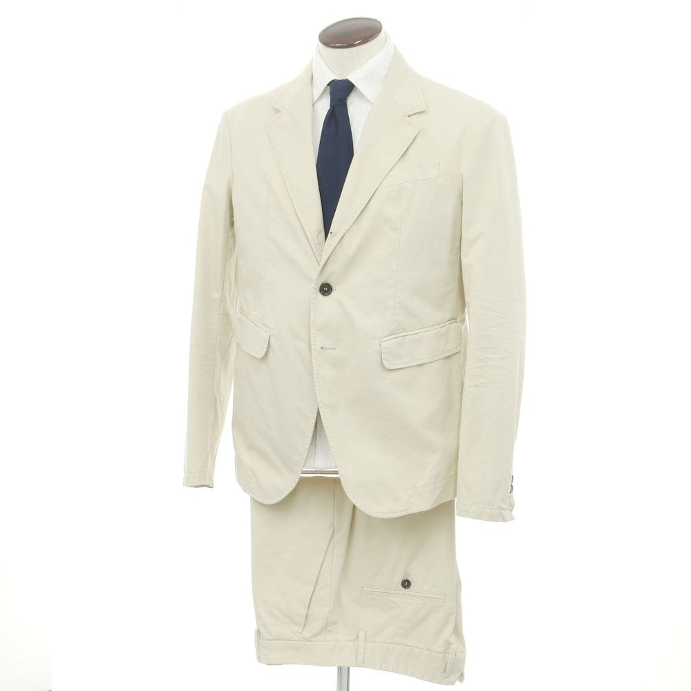 【新品】ディースクエアード DSQUARED2 ツイルコットン 3つボタンスーツ サンドベージュ【 50 】【 状態ランクN 】【 メンズ 】