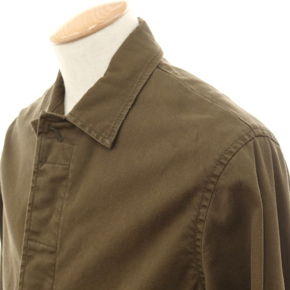 【新品】ディースクエアード DSQUARED2 ストレッチコットン 切替 ミリタリージャケット オリーブxイエロー【 44 】【 状態ランクN 】【 メンズ 】
