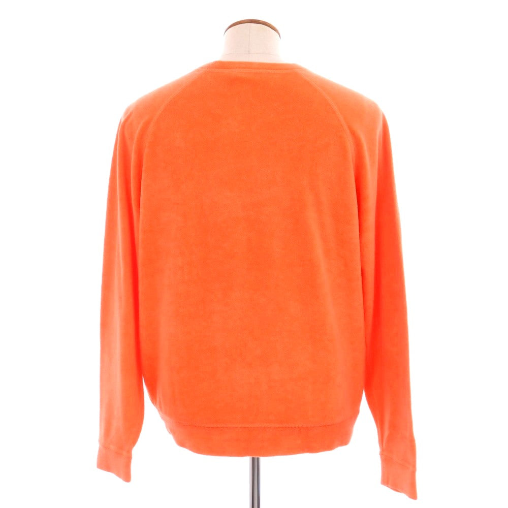 【新品アウトレット】ディースクエアード DSQUARED2 コットンナイロン パイル クルーネック スウェット アプリコットオレンジ【 M 】【 状態ランクN- 】【 メンズ 】