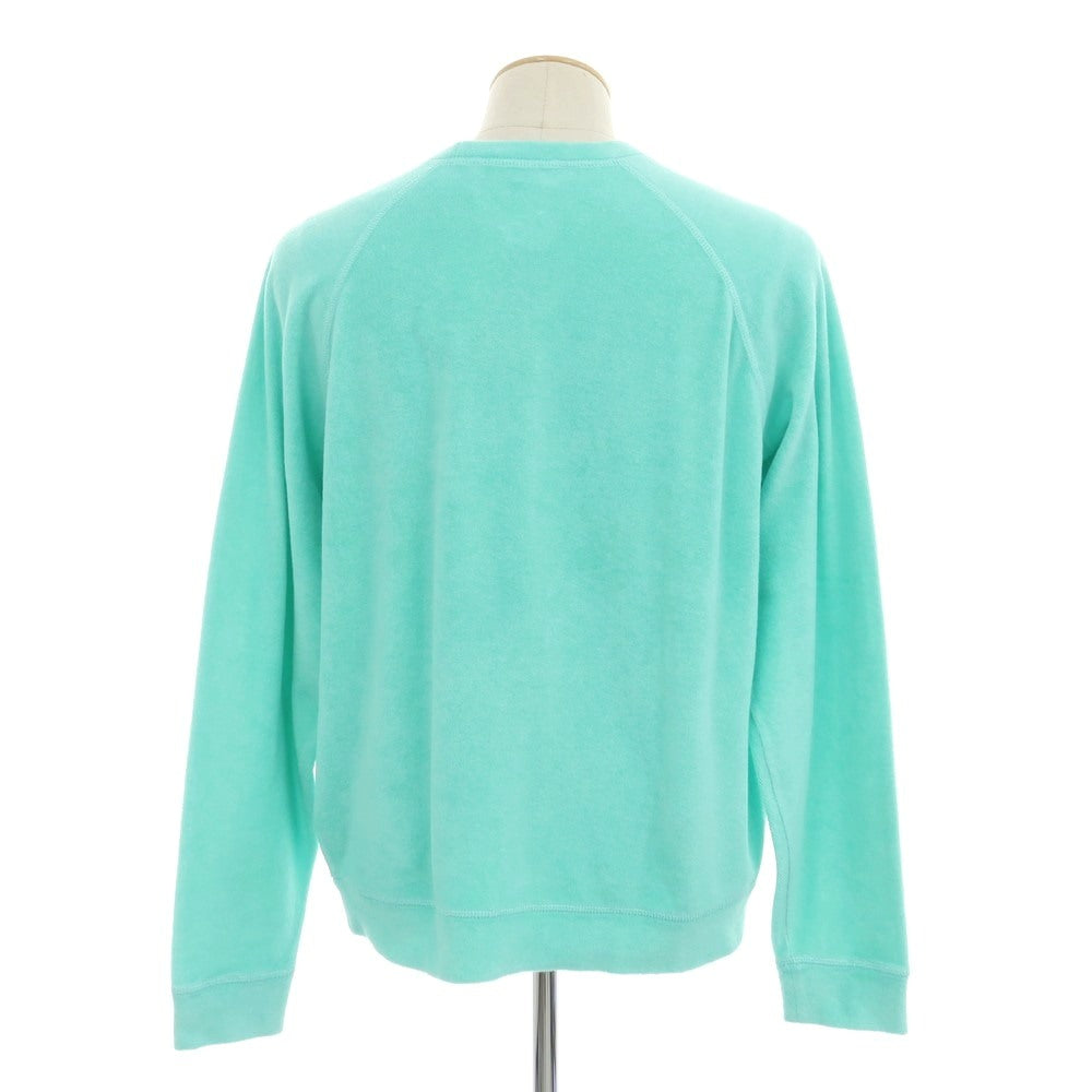 【新品】ディースクエアード DSQUARED2 コットンナイロン パイル クルーネック スウェット ミント【 S 】【 状態ランクN 】【 メンズ 】