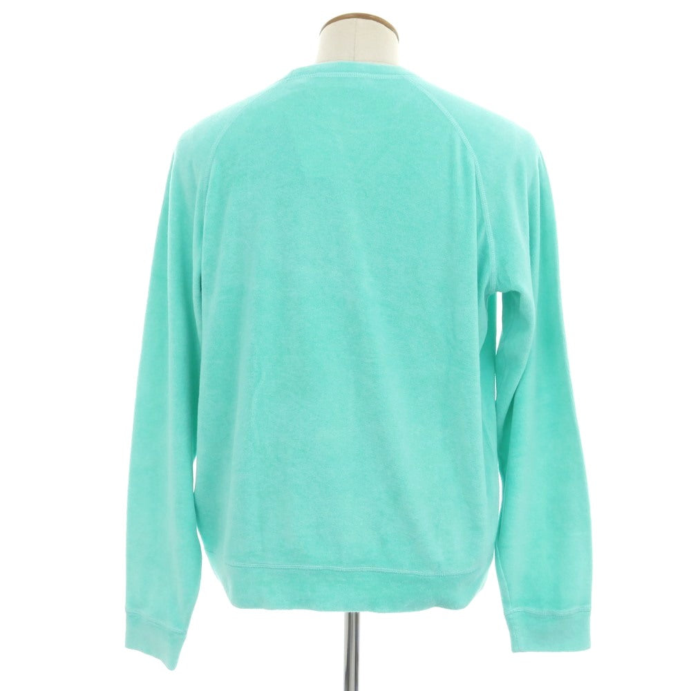 【新品】ディースクエアード DSQUARED2 コットンナイロン パイル クルーネック スウェット ミント【 M 】【 状態ランクN 】【 メンズ 】