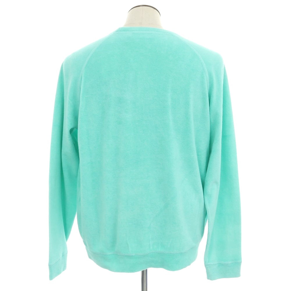 【新品】ディースクエアード DSQUARED2 コットンナイロン パイル クルーネック スウェット ミント【 L 】【 状態ランクN 】【 メンズ 】
