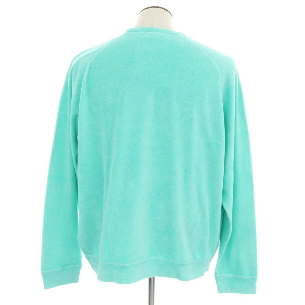 【新品】ディースクエアード DSQUARED2 コットンナイロン パイル クルーネック スウェット ミント【 XXL 】【 状態ランクN 】【 メンズ 】