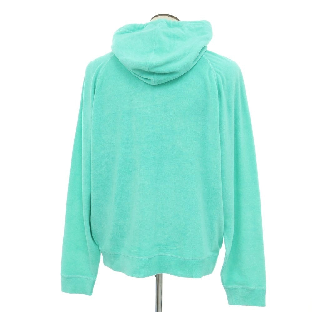 【新品】ディースクエアード DSQUARED2 コットンナイロン パイル プルオーバー パーカー ミント【 XXL 】【 状態ランクN 】【 メンズ 】