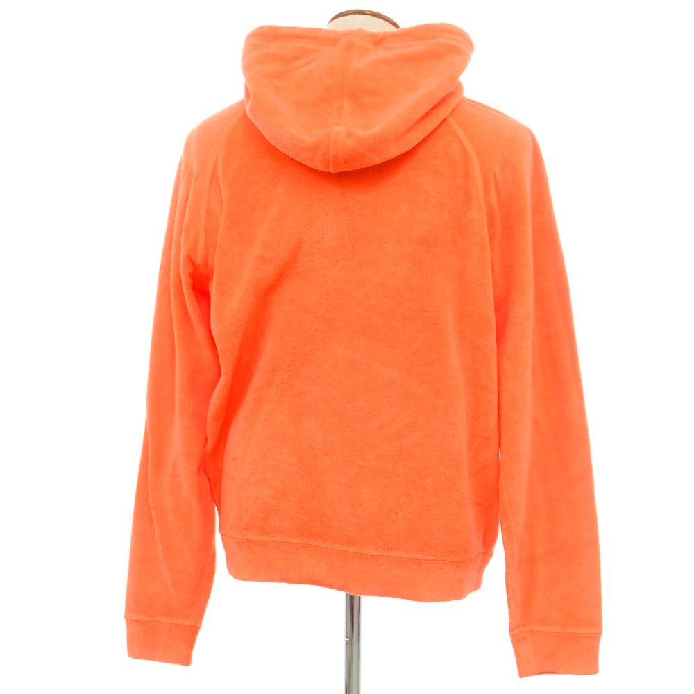 【新品】ディースクエアード DSQUARED2 コットンナイロン パイル プルオーバー パーカー アプリコットオレンジ【 M 】【 状態ランクN 】【 メンズ 】