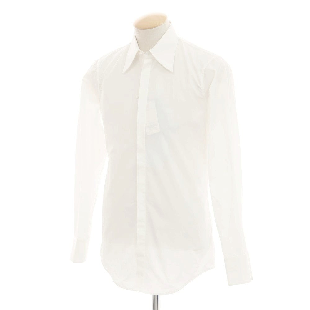 【中古】ディースクエアード DSQUARED2 コットン レギュラーカラー カジュアルシャツ ホワイト【 44 】【 状態ランクB 】【 メンズ 】