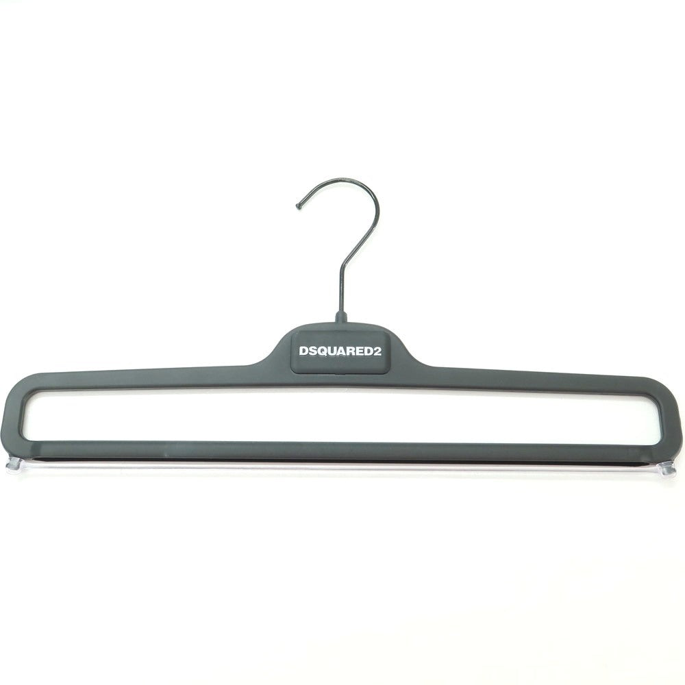 【新品】ディースクエアード DSQUARED2 ストレッチ ウール カジュアルスラックスパンツ ブラック【 50 】【 状態ランクN 】【 メンズ 】